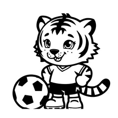 bear cub with a ball