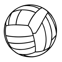 volleyball ball vector illustration