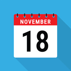 Latvia Independence Day Calendar Icon
