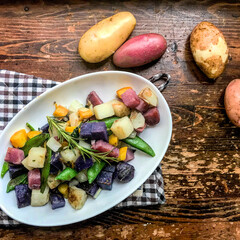 彩り豊かなポテトサラダ / Colorful Potato Salad