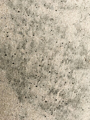 Rainwater drips onto the beach