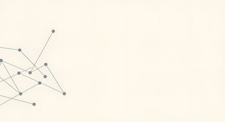 Abstract geometric background with a network of interconnected dots and lines, symbolizing data connection, technology, and communication systems