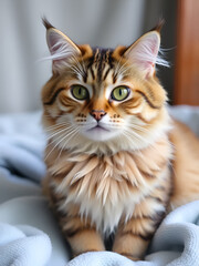 Gatto soriano si riposa
Disponibile sfondo trasparente