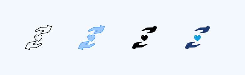 Loyalty Multiple Icon Illustration Vector