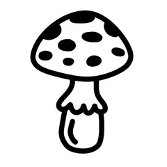 Mushroom Outline Icon