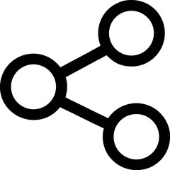 a-minimalist networking outline icon