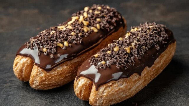 Delicious treats for snacking, ideal for bakery or cafe displays