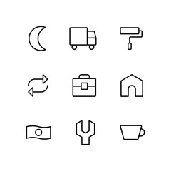 Business icon collection. Business icon set.