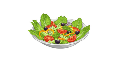 salad with tomatoes