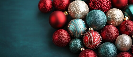 Festive catalog cover with holiday decor, shopping guide flyer background