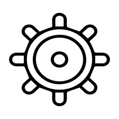 Gear Icon Illustration