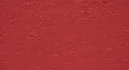 Obraz premium A textured red wall with a subtle plaster finish.
