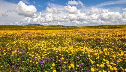 Colorful meadow landscape
