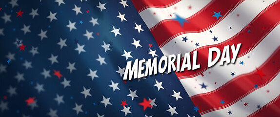 Innovative Memorial Day Advertising Banners: Bold Typography & Patriotic Imagery for High Engagement in Premium Photo Stock - Create Respectful Tributes with Dynamic Layouts & Strategic Empty Space