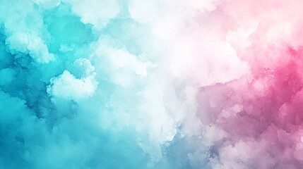 Obraz premium wet pastel pigment backdrop of pastel gradient with watercolor bloom effect in sky aqua, soft diffused lighting, glossy watercolor finish