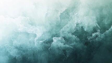 Obraz premium photography background of wet pastel wash on canvas in mint green, studio softbox lighting, glossy watercolor finish