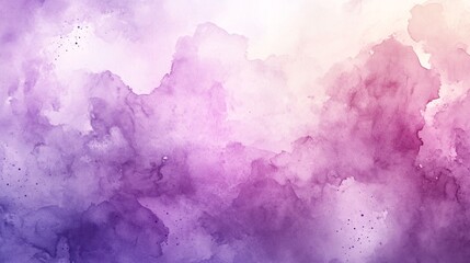Obraz premium high-resolution soft watercolor background of smooth pastel watercolor paper in soft lilac, backlit pastel mood, glossy watercolor finish