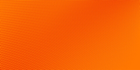Dots halftone orange color pattern gradient texture with technology digital background. Dots pop art comics with summer background.