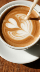 cup of coffee with milk 64334