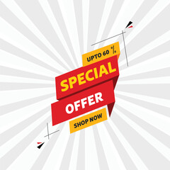 black friday sale banner with discount offer details