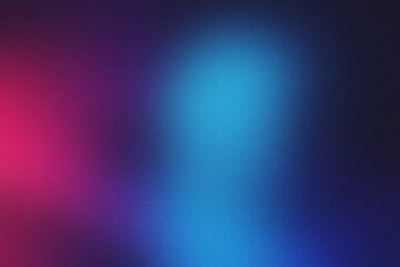 Abstract Blend of Pink Purple and Bright Blue with Dark Vignette and Grainy Texture background gradient