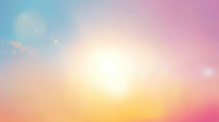 Fototapeta premium Dreamy abstract background of sunrise