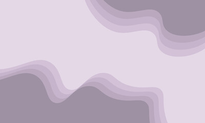 Soft Lavender Abstract Background with Layered Organic Waves