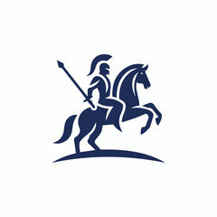 Warrior on Horse Logo
