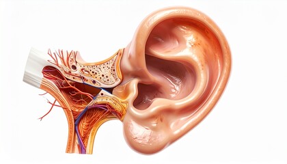 Naklejka premium human heart anatomy