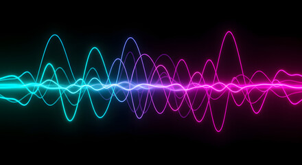 Vibrant Digital Soundwave