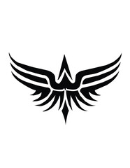 eagle tattoo design black and white