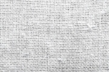 White linen fabric and burlap canvas texture background
