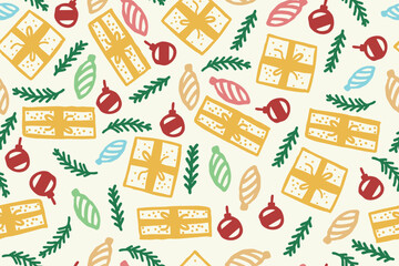 Christmas doodle patterns for fabric backgrounds, etc.
