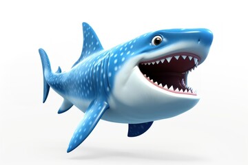 Whale shark cartoon animal mammal.