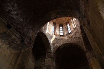 Temple of Caucasian Albania in Azerbaijan. City of Gakh. Azerbaijan.