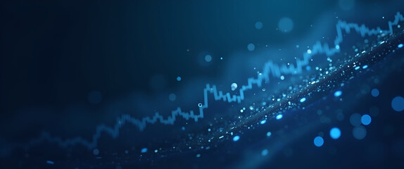 Photo Realistic Data Summary Symbol: A Sleek Visual Representation for Blog Headers and Articles on Business Strategies and Data Concepts with Ample Copy Space