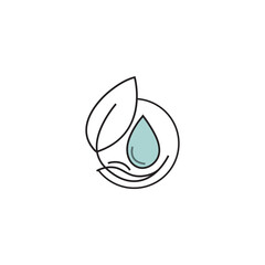 eco life logo design vector, Nature leave logo minimalist design green eco concept bio ecology healthy life environmental plant growth symbol, healthy life, body care, nature balance, eco lifestyle 