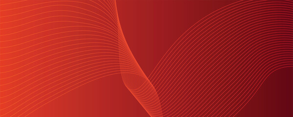 Abstract Wavy Line Background with Gradient Flow