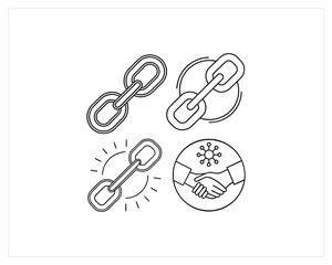 connection-editable-icons-set  Free SVG Download