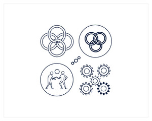 connection-editable-icons-set  Free SVG Download