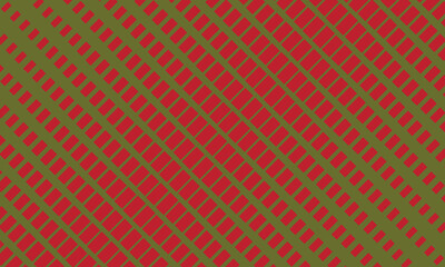 abstract red and olive colour halftone square geometry diagonal line pattern used for table clothes ,wallpaper, textile etc.