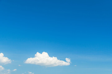 晩夏の空　午後の澄んだ青空と雲44