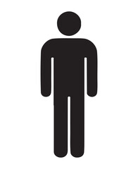 Male Person Silhouette Icon