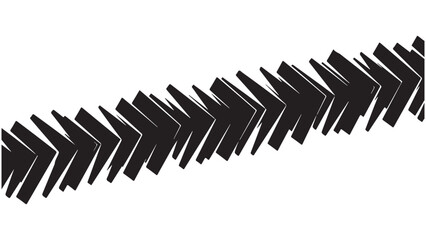 Angled Chevron Pattern with Black Lines on White Background