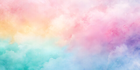 Soft pastel watercolor abstract gradient background in dreamy artistic design