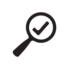 vector magnifying glass icon