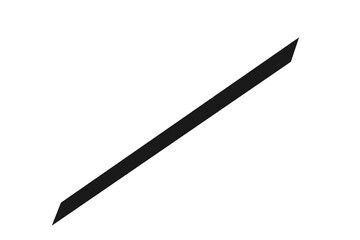 Black diagonal bar stripe shape