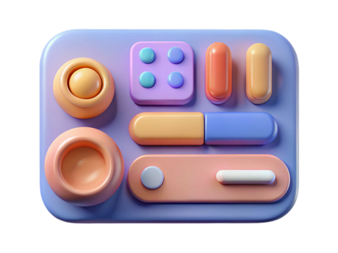 3D UI Elements for Modern App Interface Design