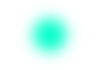 Aqua blue glowing blur circle with soft gradient light effect for overlays, highlights, posters, and luminous digital artwork