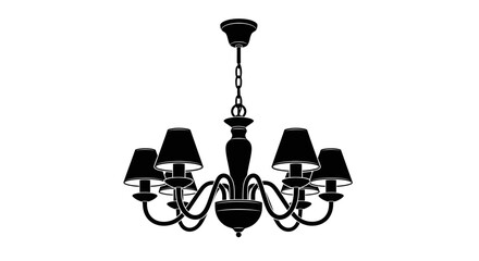 chandelier icon, ceiling light vector, elegant chandelier illustration, luxury lighting fixture, decorative lamp symbol, classic chandelier graphic, home decor lighting vector, interior design light i